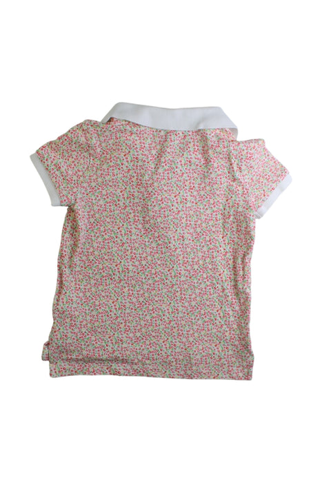 A Pink Short Sleeve Shirts from Polo Ralph Lauren in size 4T for girl. (Back View)