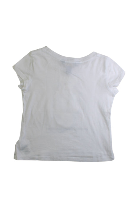A White Short Sleeve T Shirts from Polo Ralph Lauren in size 3T for girl. (Back View)