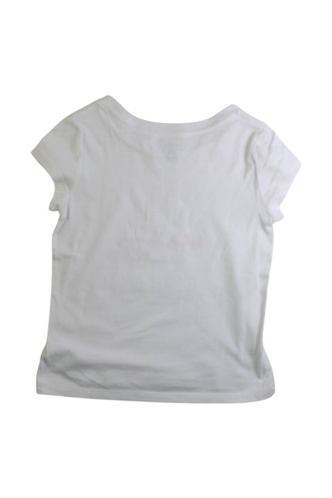 A White Short Sleeve T Shirts from Polo Ralph Lauren in size 3T for girl. (Back View)