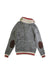 A Grey Buttoned Sweatshirts from Roots in size 5T for boy. (Back View)