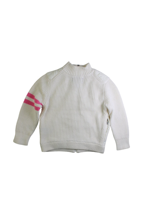 A White Puffer/Quilted Jackets from Polo Ralph Lauren in size 2T for girl. (Back View)