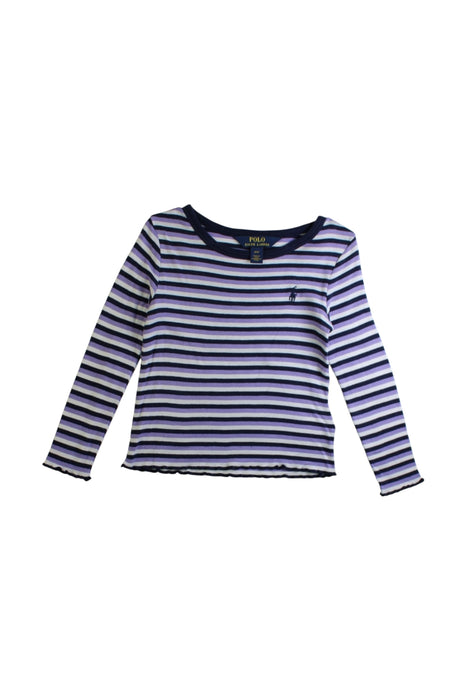 A Multicolour Long Sleeve Tops from Polo Ralph Lauren in size 3T for girl. (Front View)