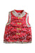 A Red Dress Up Vests from Mides in size 4T for girl. (Front View)