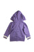A Purple Zippered Sweatshirts from Roots in size 2T for girl. (Back View)