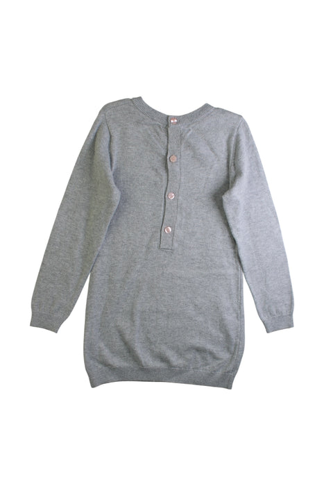 A Grey Sweater Dresses from Kenzo in size 3T for girl. (Back View)