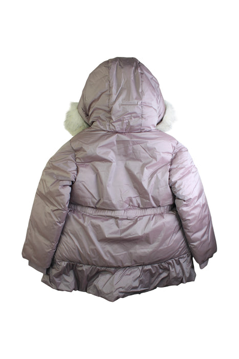 A Pink Puffer/Quilted Coats & Outerwear from Baker by Ted Baker in size 5T for girl. (Back View)