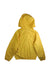 A Yellow Rain Jackets from Aigle in size 8Y for boy. (Back View)