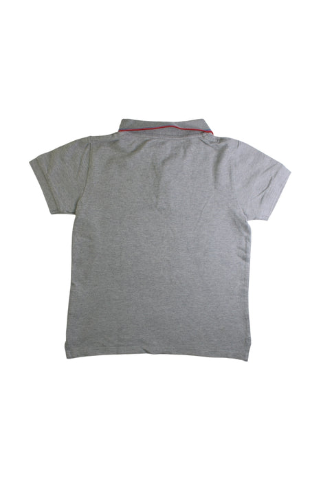 A Grey Short Sleeve Polos from Monoprix in size 8Y for boy. (Back View)