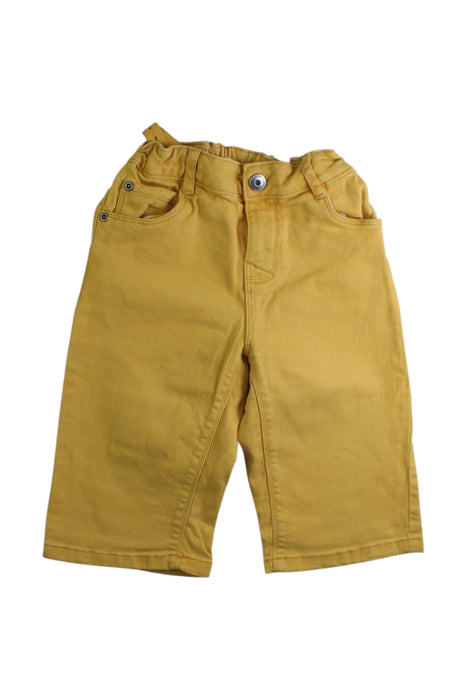 A Yellow Shorts from Vertbaudet in size 8Y for boy. (Front View)