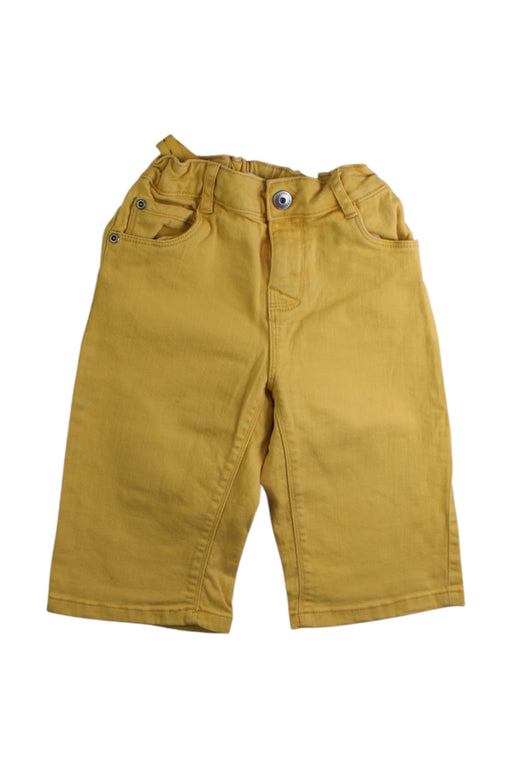 A Yellow Shorts from Vertbaudet in size 8Y for boy. (Front View)
