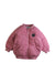 A Pink Puffer/Quilted Jackets from Hux in size 2T for girl. (Front View)
