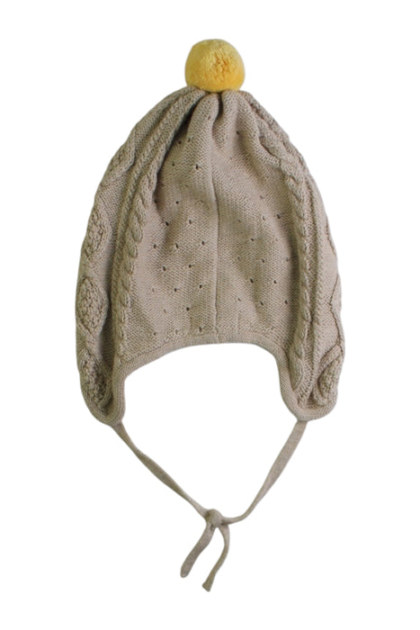 A Beige Hats Beanies & Caps from purebaby in size 2T for neutral. (Back View)