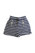 A Navy Shorts from Crewcuts in size 4T for girl. (Front View)