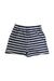 A Navy Shorts from Crewcuts in size 4T for girl. (Back View)