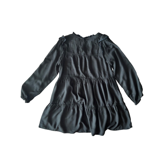 A Grey Long Sleeve Dresses from Bellerose in size 12Y for girl. (Back View)