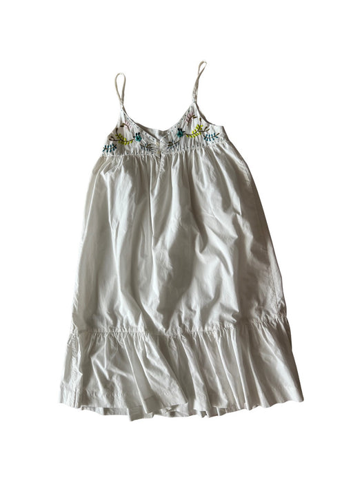 A White Sleeveless Dresses from Bonpoint in size 12Y for girl. (Back View)