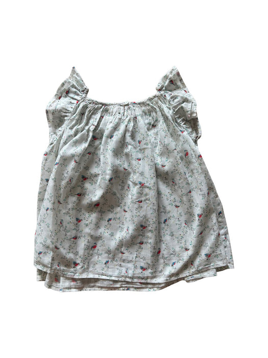 A White Sleeveless Tops from Bonton in size 10Y for girl. (Back View)