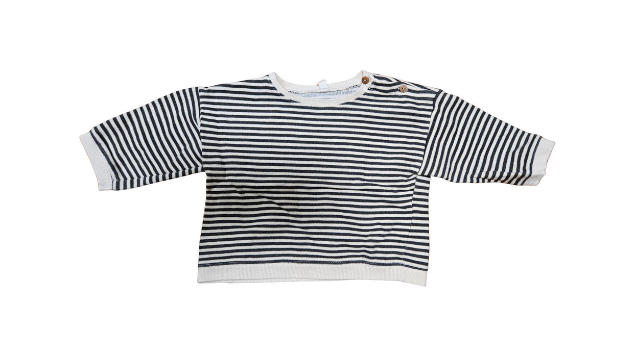 A Black Crewneck Sweatshirts from Organic Zoo in size 6-12M for neutral. (Front View)