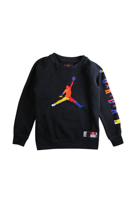 A Multicolour Crewneck Sweatshirts from Air Jordan in size 7Y for boy. (Front View)