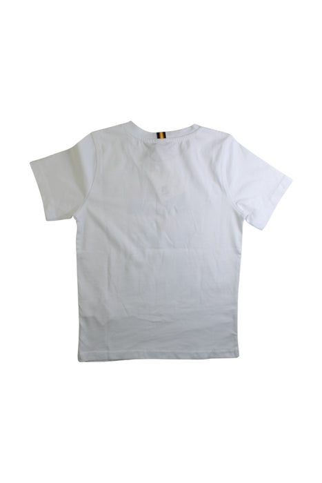 A White Short Sleeve T Shirts from K-Way in size 8Y for boy. (Back View)