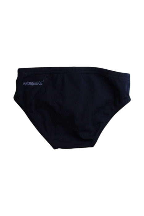 A Black Swim Shorts from Speedo in size 5T for boy. (Back View)