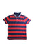 A Red Short Sleeve Polos from Polo Ralph Lauren in size 7Y for boy. (Front View)