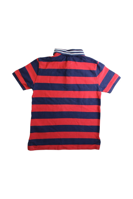 A Red Short Sleeve Polos from Polo Ralph Lauren in size 7Y for boy. (Back View)