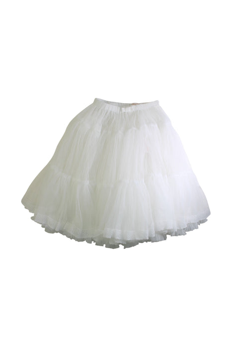 A White Tulle Skirts from Nicholas & Bears in size 6T for girl. (Front View)