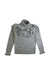 A Grey Long Sleeve Tops from Nicholas & Bears in size 6T for girl. (Front View)