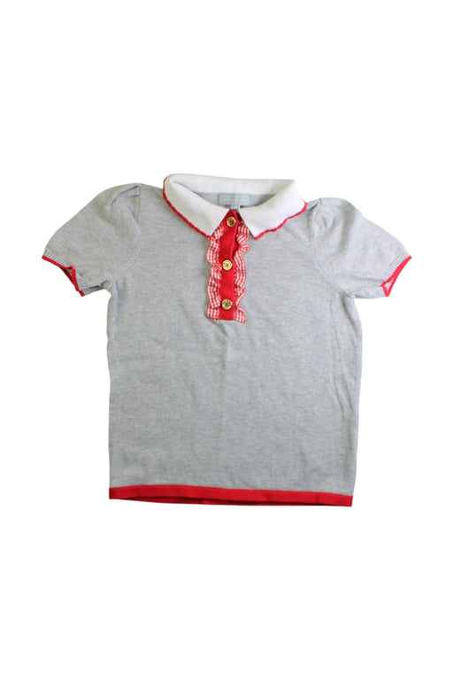 A Grey Short Sleeve Tops from Nicholas & Bears in size 8Y for girl. (Front View)