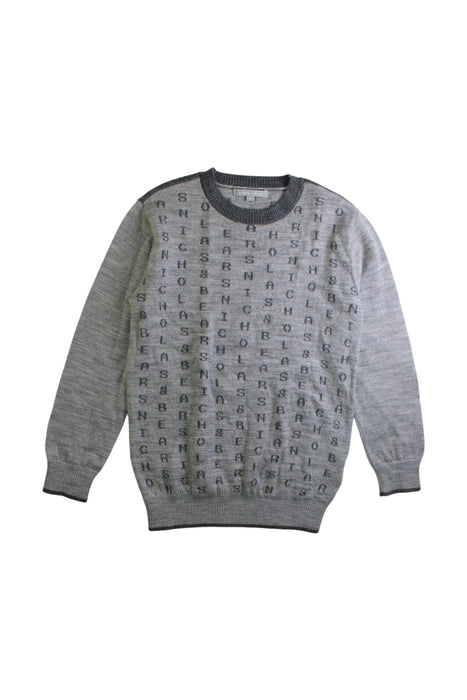 A Grey Knit Sweaters from Nicholas & Bears in size 6T for boy. (Front View)