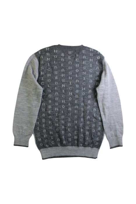 A Grey Knit Sweaters from Nicholas & Bears in size 6T for boy. (Back View)