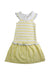 A Yellow Sleeveless Dresses from Nicholas & Bears in size 8Y for girl. (Front View)
