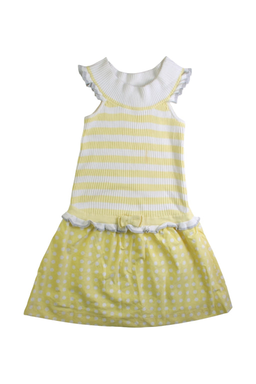 A Yellow Sleeveless Dresses from Nicholas & Bears in size 8Y for girl. (Front View)