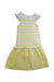 A Yellow Sleeveless Dresses from Nicholas & Bears in size 8Y for girl. (Back View)
