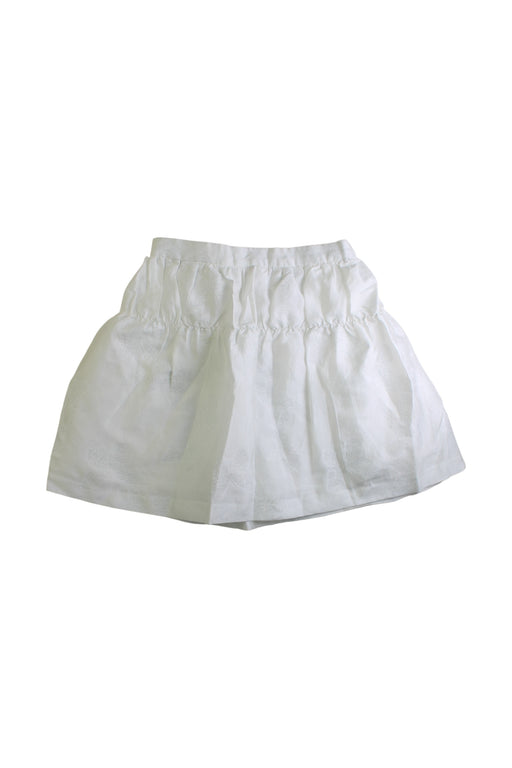 A White Short Skirts from Momonittu in size 8Y for girl. (Front View)