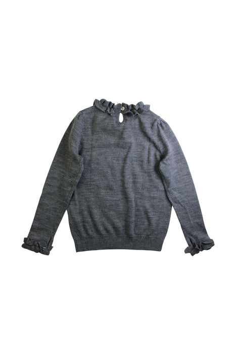 A Grey Long Sleeve Tops from Nicholas & Bears in size 6T for girl. (Back View)