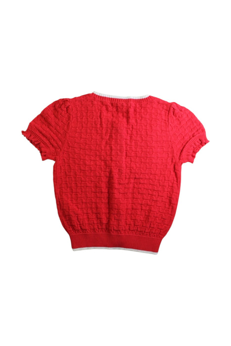 A Red Short Sleeve Tops from Nicholas & Bears in size 4T for girl. (Back View)