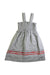 A Grey Sleeveless Dresses from Nicholas & Bears in size 6T for girl. (Back View)