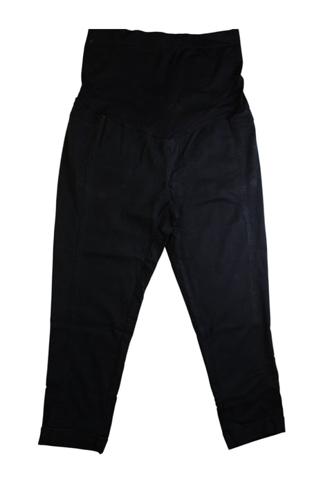 A Black Leggings from Gennie's in size Maternity-S for maternity. (Front View)