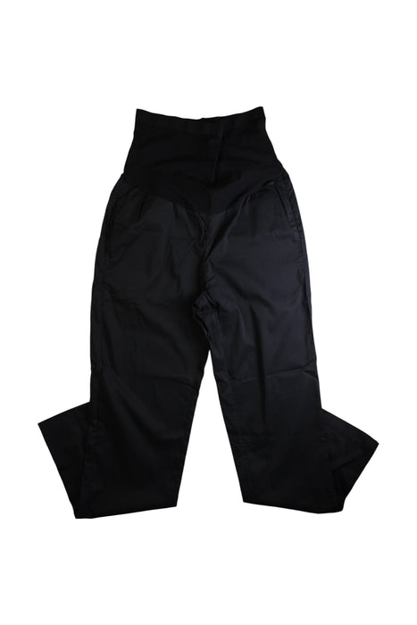 A Black Casual Pants from Gennie's in size Maternity-S for maternity. (Front View)