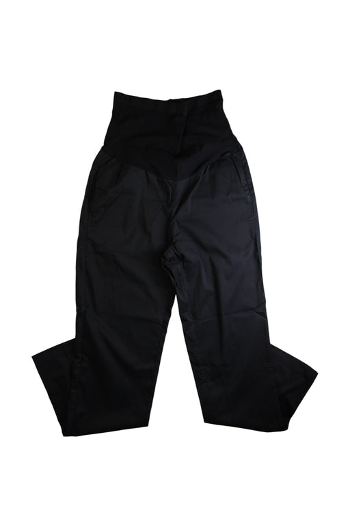 A Black Casual Pants from Gennie's in size Maternity-S for maternity. (Front View)