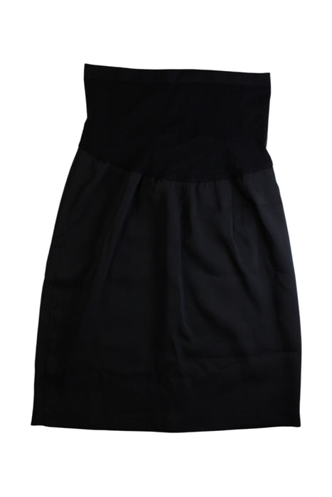 A Black Long Skirts from Gennie's in size Maternity-S for maternity. (Front View)