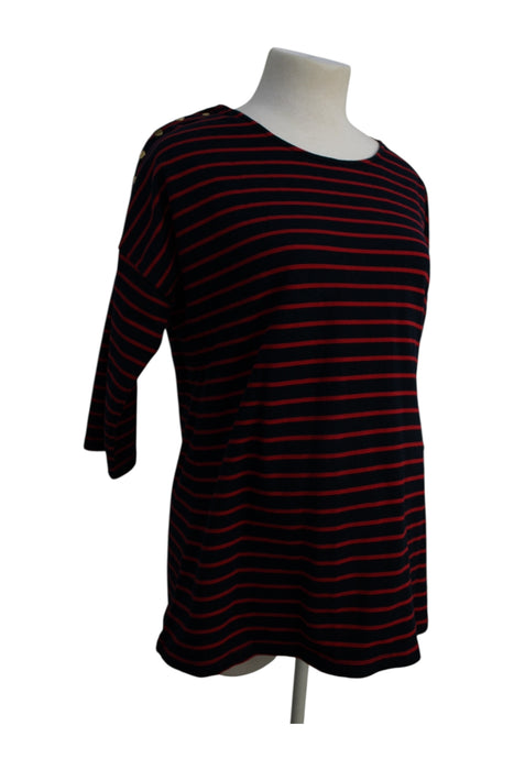 A Black Long Sleeve Tops from Mayarya in size Maternity-M for maternity. (Back View)