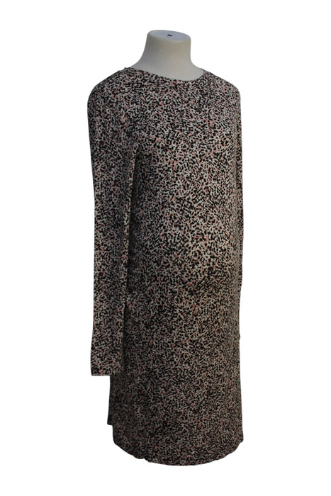 A Black Long Sleeve Dresses from Mamalicious in size Maternity-M for maternity. (Back View)