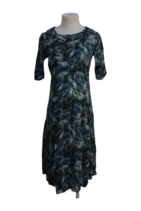 A Blue Long Sleeve Dresses from Seraphine in size Maternity-XS for maternity. (Front View)