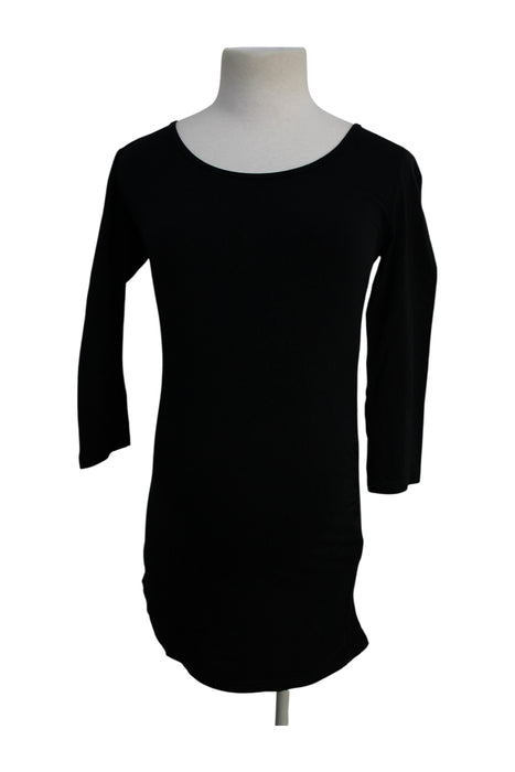A Black Long Sleeve Dresses from Mamalicious in size Maternity-XS for maternity. (Front View)
