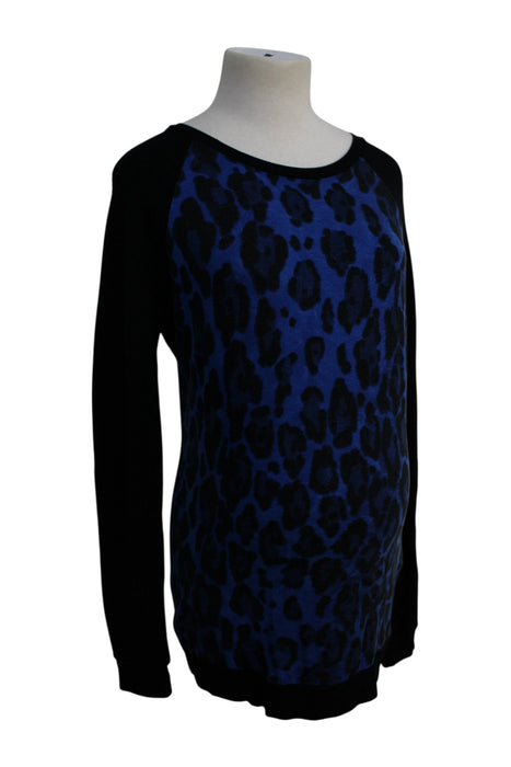 A Blue Long Sleeve Tops from Mamalicious in size Maternity-S for maternity. (Back View)