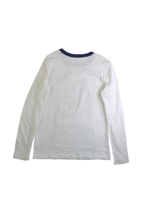 A White Long Sleeve T Shirts from Crewcuts in size 10Y for girl. (Back View)