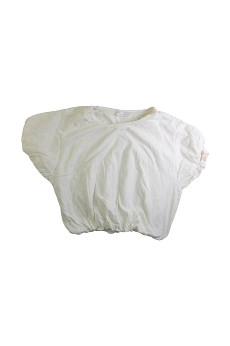 A White Short Sleeve Tops from Seed in size 10Y for girl. (Front View)